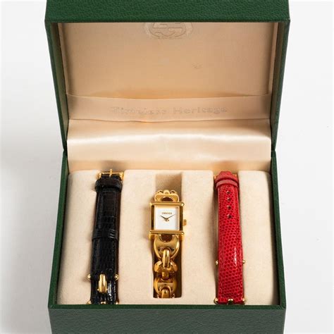 vintage gucci watch 1800l|Gucci 1800 with Interchangeable Straps, with Box, Outstanding.